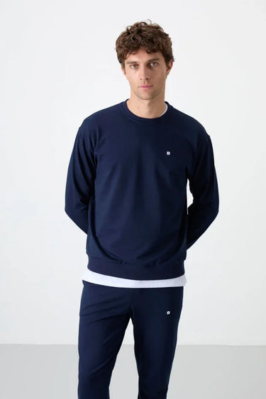 Tommy Life Men’s Casual Crew Neck Oversize Tracksuit Set