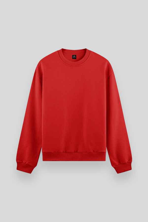 Basic Crew Neck Casual Fit Men’s Sweatshirt