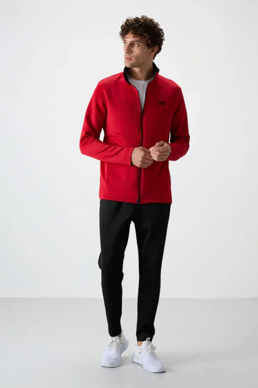 Cotton Thick Soft Textured Comfort Fit Basic Men's Tracksuit Set