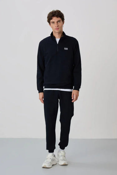 Tommylife Stand-Up Collar Men's Tracksuit Set